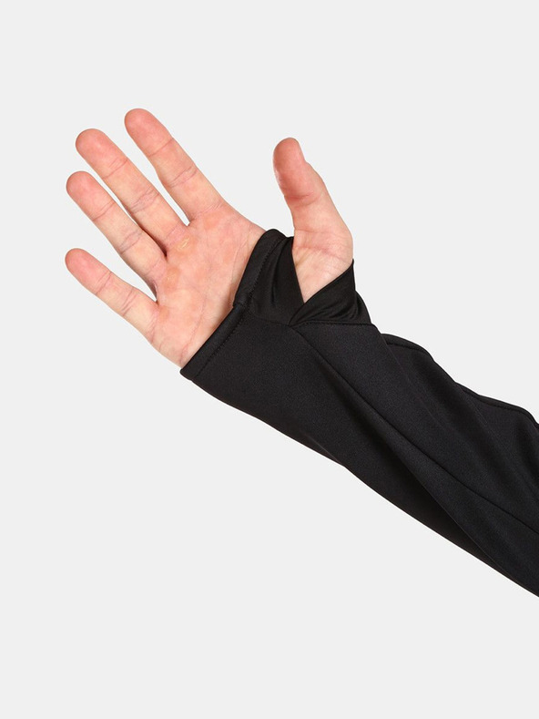 Kilpi Črna moška jopa s kapuco iz flisa Kilpi VERSAM-M