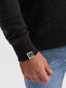Ombre Clothing Temno rjava moška potiskana jopa Ombre Clothing