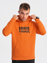 Ombre Clothing Oranžna moška jopa s potiskom Ombre Clothing