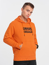 Ombre Clothing Oranžna moška jopa s potiskom Ombre Clothing