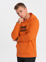 Ombre Clothing Oranžna moška jopa s potiskom Ombre Clothing