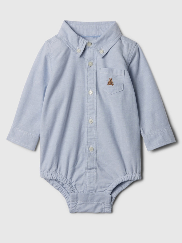 GAP Baby oxford srajčno body GAP