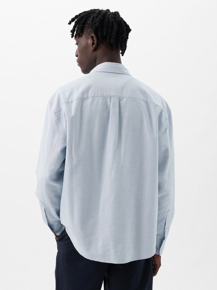 GAP Oversize oxford košeľa s logom GAP