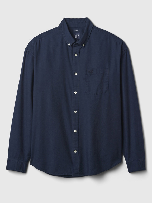 GAP Oversize oxford košeľa s logom GAP