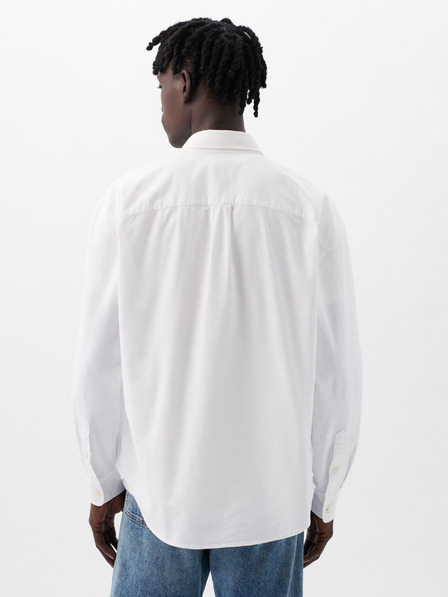 GAP Oversize oxford košeľa s logom GAP