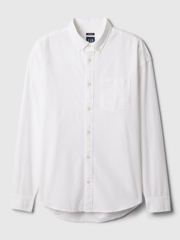 GAP Oversize oxford košeľa s logom GAP
