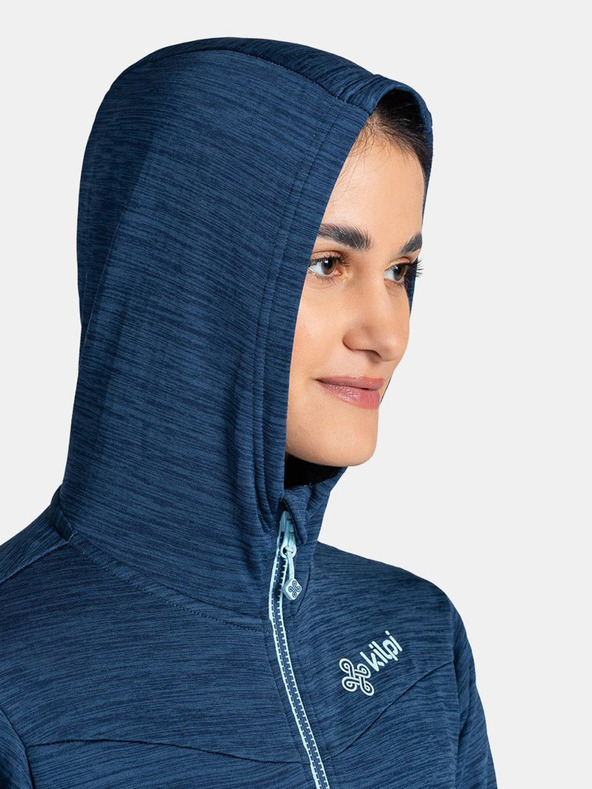 Kilpi Temno modra ženska športna jopa s kapuco Kilpi SEVELEN-W