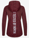 Kilpi Ženska športna jopa s kapuco v bordo barvi Kilpi AILEEN