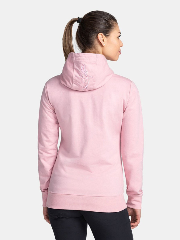 Kilpi Svetlo roza ženska bombažna jopa Kilpi TARALI-W