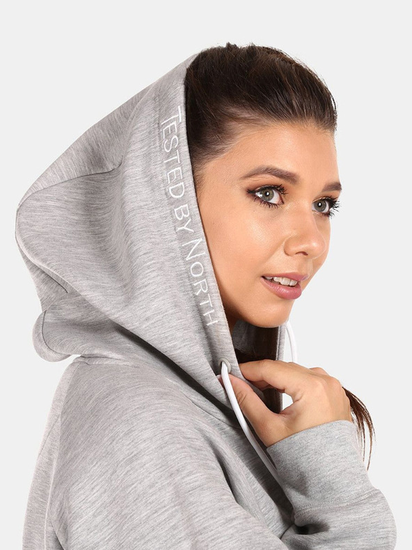 Kilpi Svetlo siva ženska bombažna jopa Kilpi FJELA-W