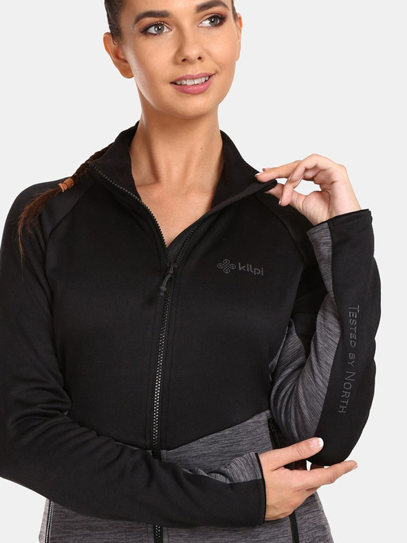 Kilpi Črna ženska športna funkcionalna jopa Kilpi TOMMS-W
