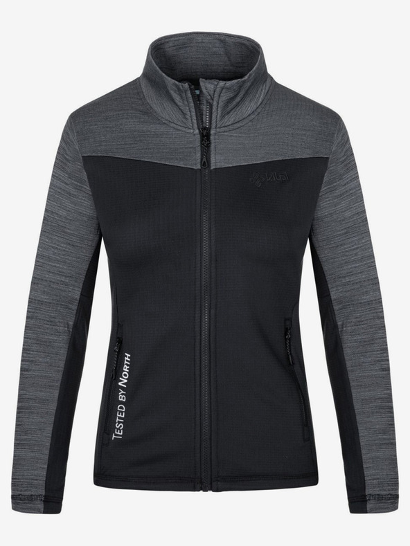 Kilpi Črna ženska jopa s kapuco Kilpi SIREN-W