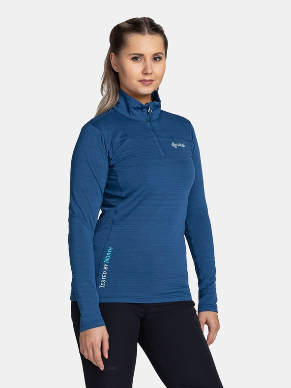 Kilpi Modra ženska športna jopa s pokončnim ovratnikom Kilpi MONTALE