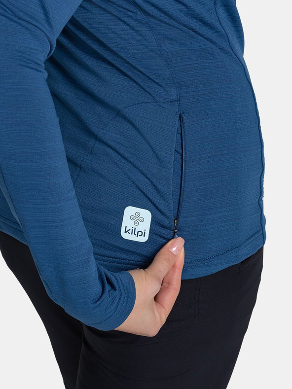Kilpi Modra ženska športna jopa s pokončnim ovratnikom Kilpi MONTALE