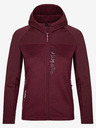 Kilpi Ženska športna jopa s kapuco v bordo barvi Kilpi LAYANA-W