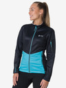 Kilpi Črno-modra ženska funkcionalna jopa s kapuco Kilpi TEAM FLEECE-W