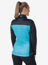 Kilpi Črno-modra ženska funkcionalna jopa s kapuco Kilpi TEAM FLEECE-W