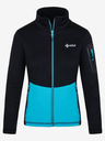 Kilpi Črno-modra ženska funkcionalna jopa s kapuco Kilpi TEAM FLEECE-W