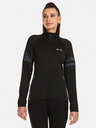 Kilpi Črna ženska športna jopa s kapuco KILPI JUNIE