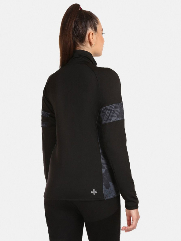 Kilpi Črna ženska športna jopa s kapuco KILPI JUNIE
