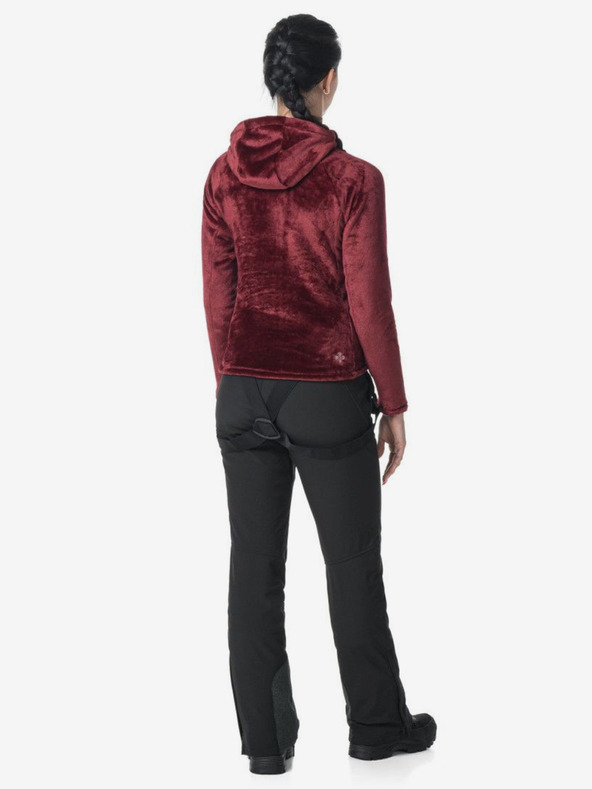 Kilpi Vijolična ženska jopa s kapuco iz flisa Kilpi MARIEL-W