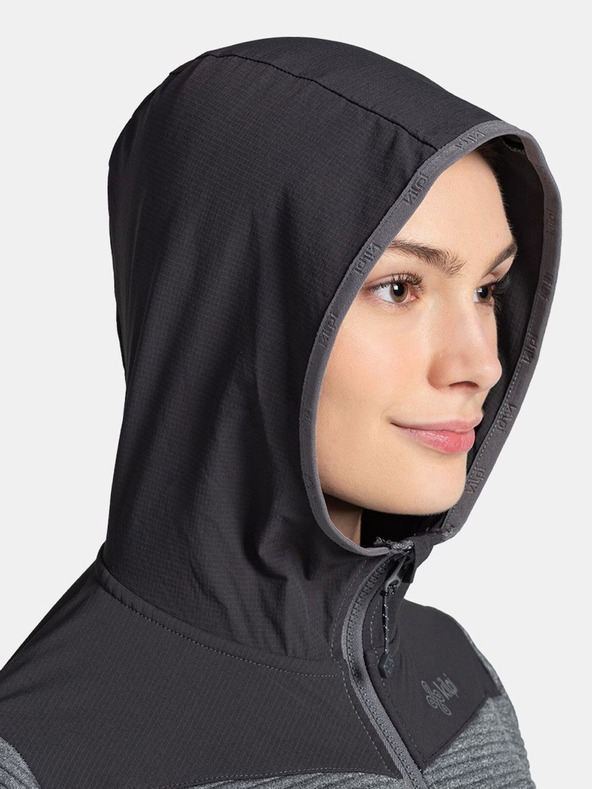 Kilpi Temno siva ženska jopa s kapuco Kilpi TANALI-W