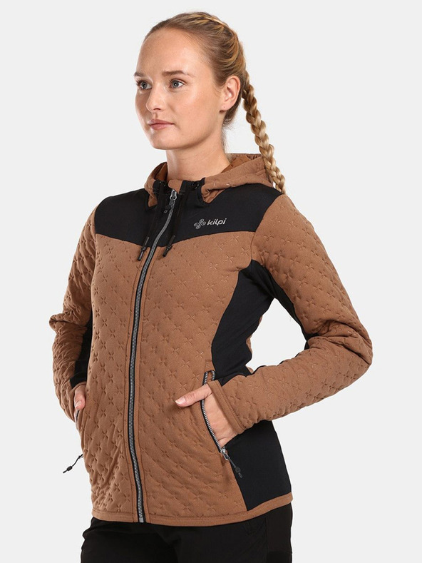 Kilpi Črno-rjava ženska jopa Kilpi NEVIA-W