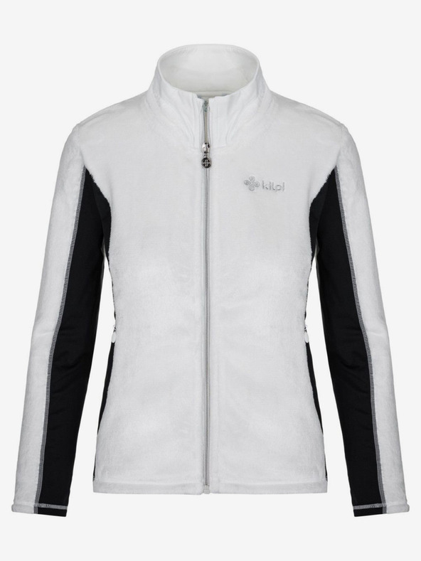 Kilpi Črno-bela ženska jopa iz flisa z zadrgo Kilpi SKATHI