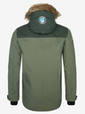 Kilpi Zelena moška zimska jakna z umetnim krznom Kilpi ALPHA
