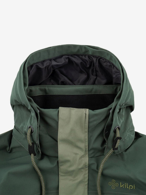 Kilpi Zelena moška zimska jakna z umetnim krznom Kilpi ALPHA