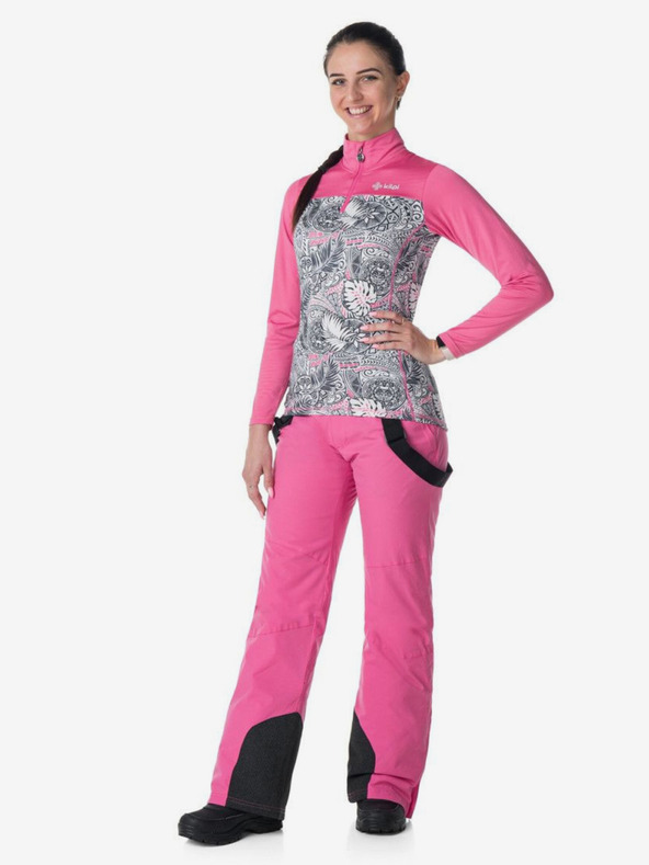 Kilpi Temno modra ženska športna majica z rolojem KILPI LEEMA