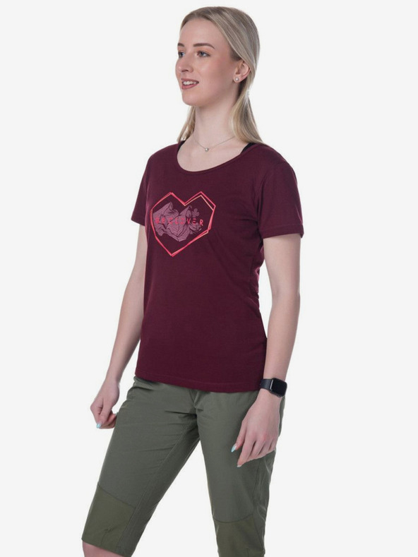 Kilpi Temno roza ženska športna majica Kilpi GAROVE