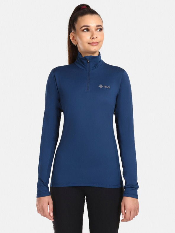 Kilpi KILPI WILLIE temno modra ženska termo majica s pokončnim ovratnikom