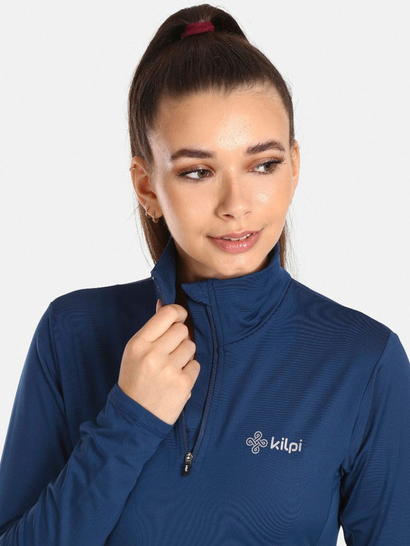 Kilpi KILPI WILLIE temno modra ženska termo majica s pokončnim ovratnikom