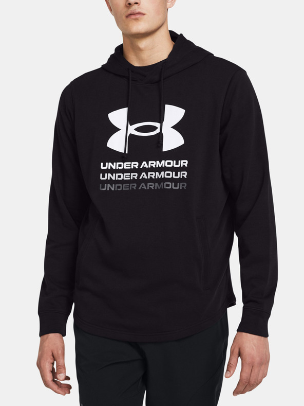 Under Armour Moški pulover Under Armour UA Rival Terry Graphic Hood
