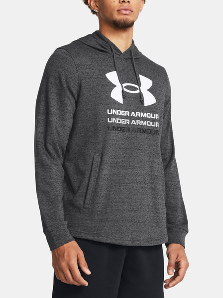 Under Armour Moški pulover Under Armour UA Rival Terry Graphic Hood