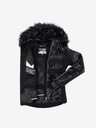 Kilpi Črna ženska smučarska jakna z umetnim krznom Kilpi DALILA