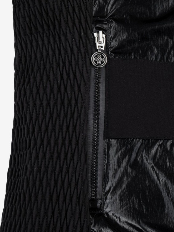 Kilpi Črna ženska smučarska jakna z umetnim krznom Kilpi DALILA