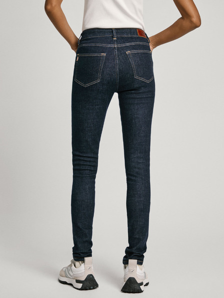 Pepe Jeans Temno modre ženske kavbojke ozkega kroja Jeans Pepe Jeans