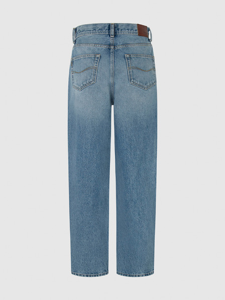 Pepe Jeans Svetlo modre ženske kavbojke ravnega kroja Pepe Jeans