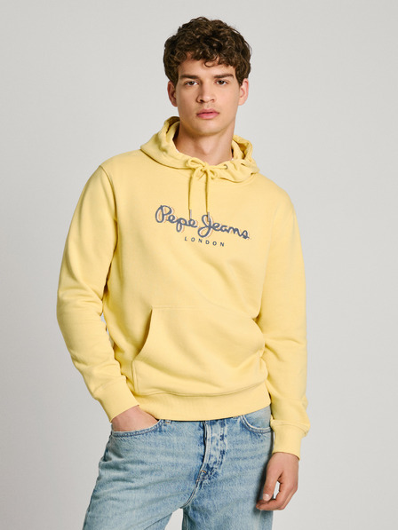 Pepe Jeans Rumena moška majica s kapuco Pepe Jeans