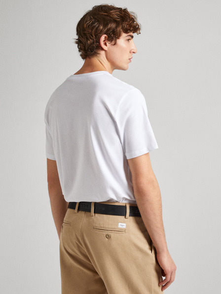 Pepe Jeans Bela moška majica Pepe Jeans