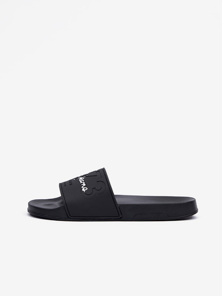 Pepe Jeans Črne moške športne copate Pepe Jeans Slider Young