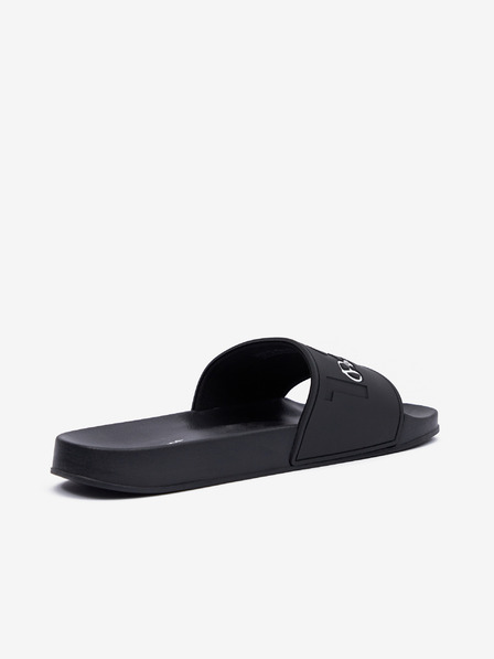 Pepe Jeans Črne moške športne copate Pepe Jeans Slider Young