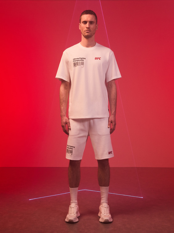 Celio Bela moška majica s potiskom Celio UFC