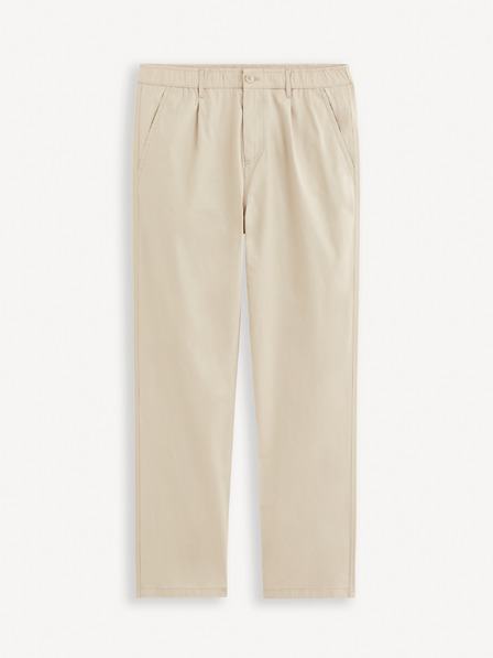 Celio bež moške hlače chino Celio Jopaper