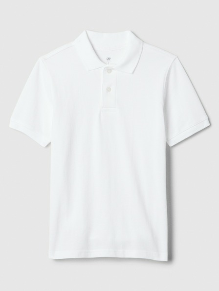 GAP Bela fantovska polo majica GAP