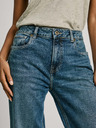 Pepe Jeans Modre ženske široke kavbojke Pepe Jeans