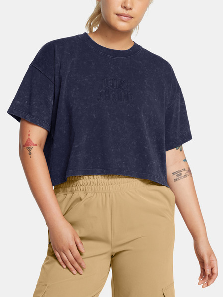 Under Armour Ženska majica Under Armour UA W VARSITY CROP HW SS