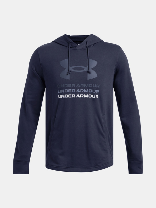 Under Armour Moški pulover Under Armour UA Rival Terry Graphic Hood